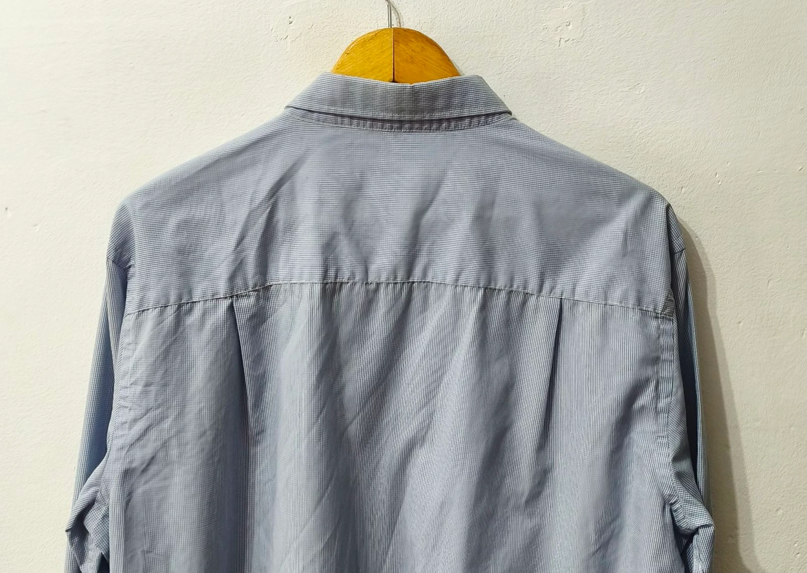 Light blue and white Roger men's shirt Size 5 – photo 7